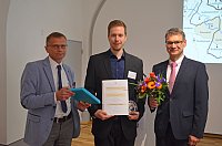 Jan Michael Goldberg receives Hermann-Knothe-Preis (Foto: Wenzel)